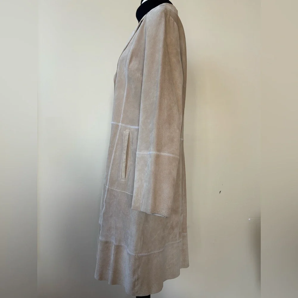 Wilson Leather - Pelle Studio - Genuine Suede Trench Coat - Size 1X